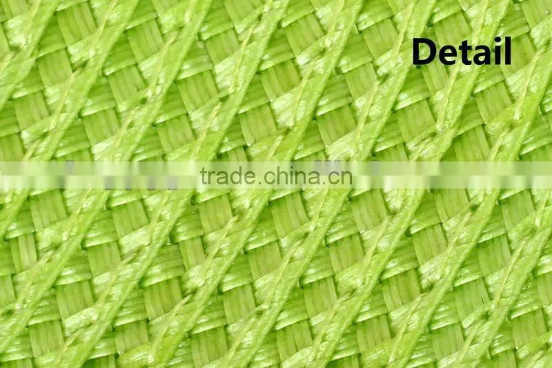 green pp round placemat/tablemats for dinner sets/plastic placemats