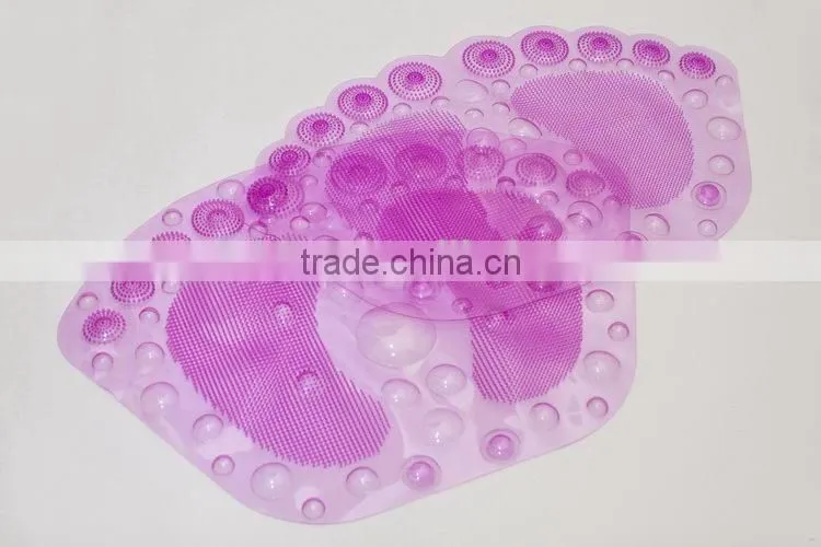 Yiwu low price anti bacteria anti-slip pvc rubber bath mat