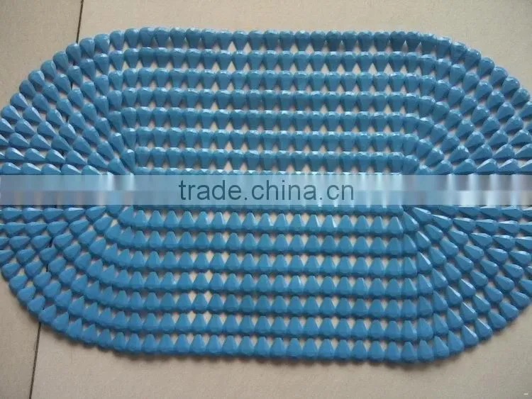 Top grade cross texture pvc coil baby bath mat