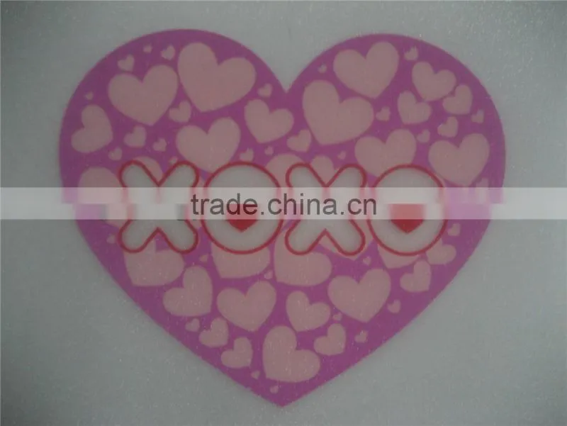 hot sale plastic product romantic red heart for valentines day gifts