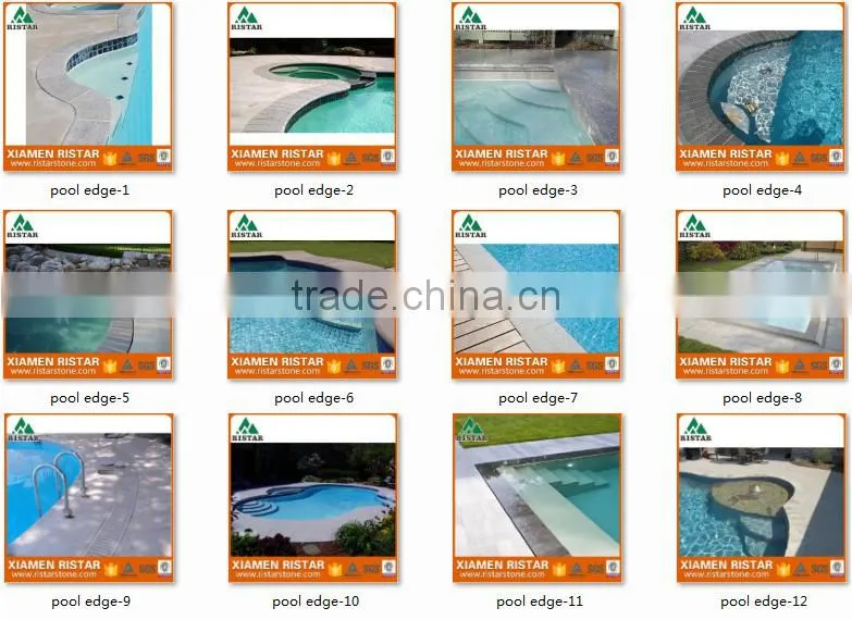 G684 black basalt swimming pool stone coping