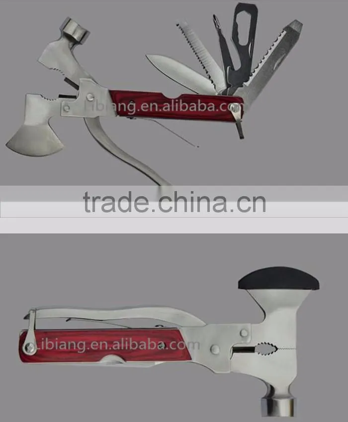 Outdoor multifunction emergency folding hammer plier