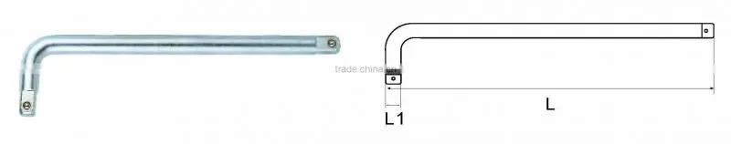 CR-V 1/2in Dr L-Type Wrench Bar Hand Tool
