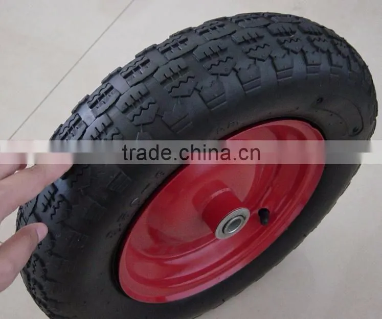 3.50-6 Pneumatic Rubber Wheel plastic rim