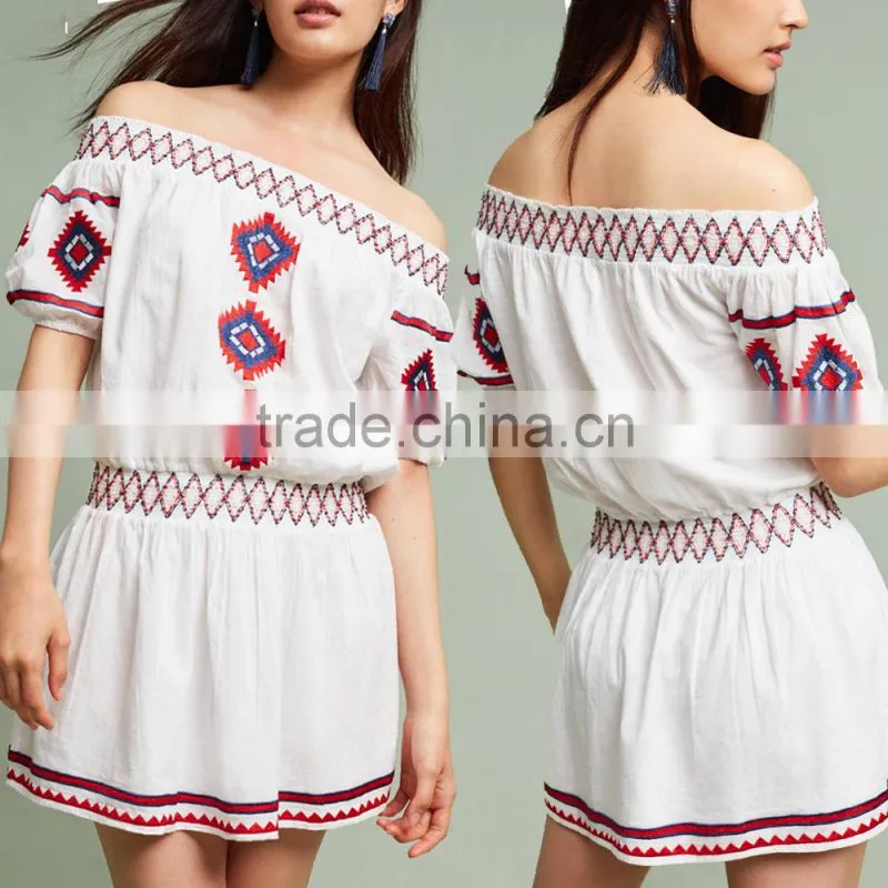 Boho clothing Vintage Indian Print Cami Dress HSd5216
