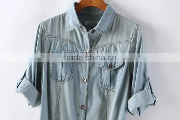 HD-D270 Wholesale elegant fashion demin women dress/ladies casual dress