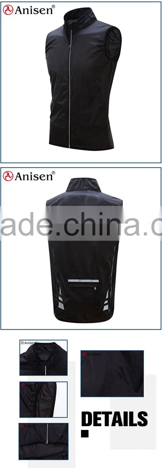 China wholesale softshell waterproof men vest