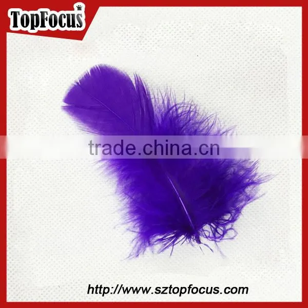 cheap hot sale colorful decorations fluffy artificial turkey feather