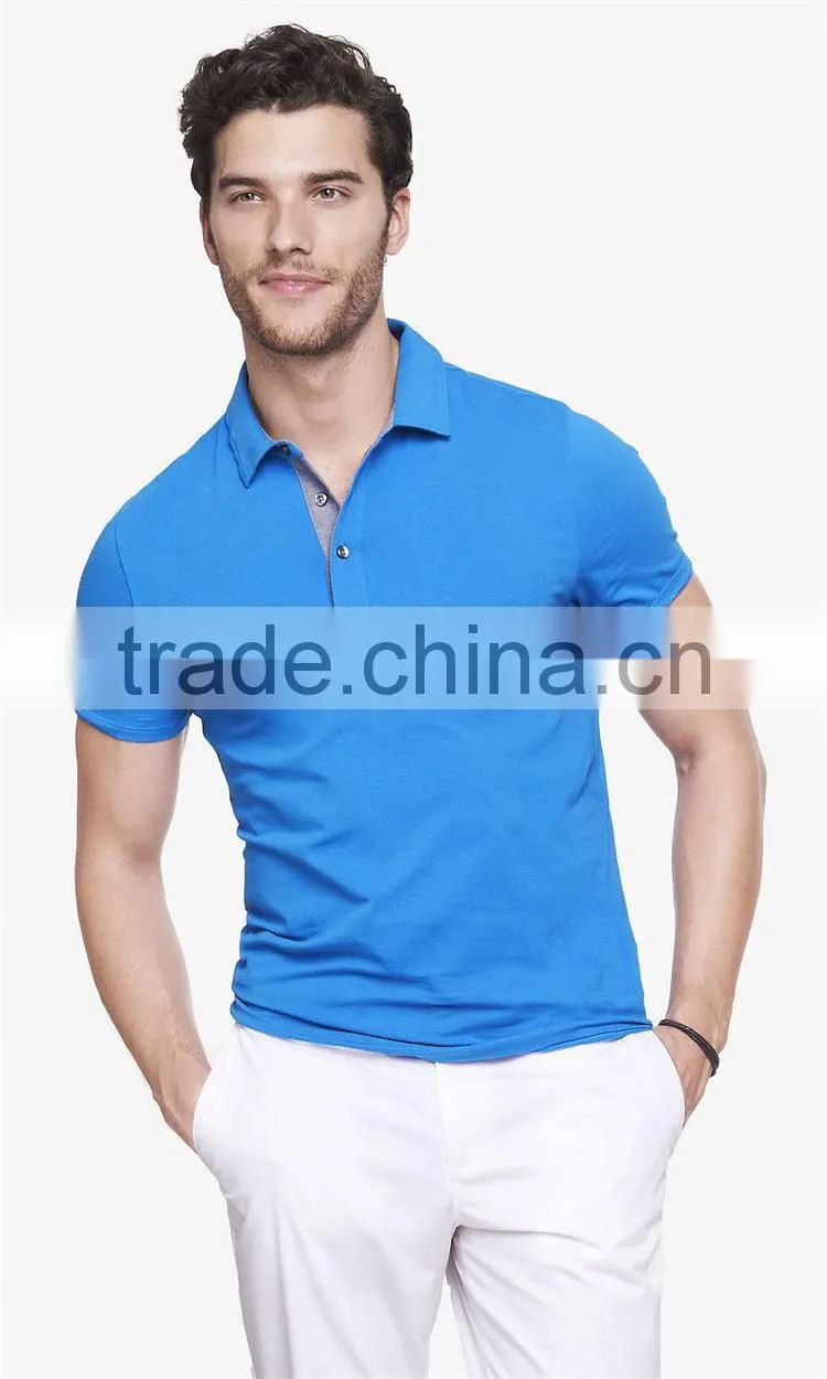 2015 New design custom brand polo t shirts for men