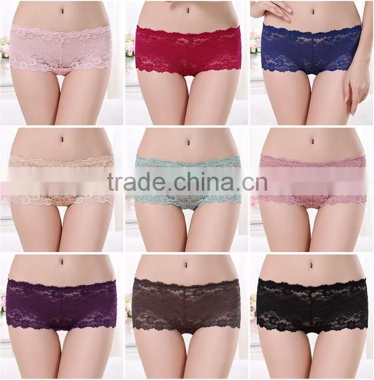 Low price fashion sexy Lace Panties / Woman Underwear