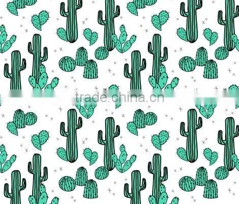 Spring New Arrive Baby Boys Cactus Printed Soft Cotton Romper