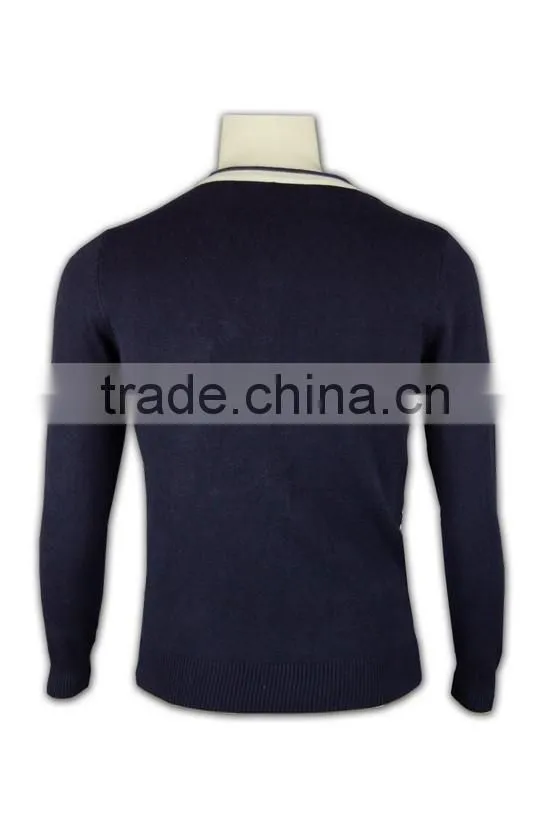 ISO9001/BSCI Manufature round neck striped acrylic cardigan sweaters