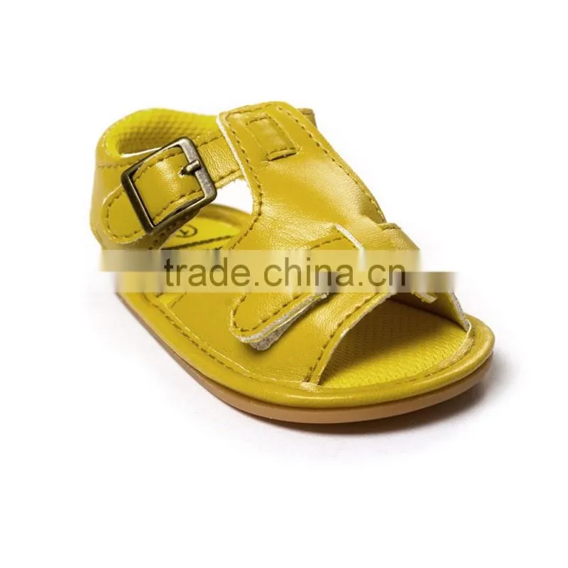 Designer PU baby sandals, soft feel baby sandals