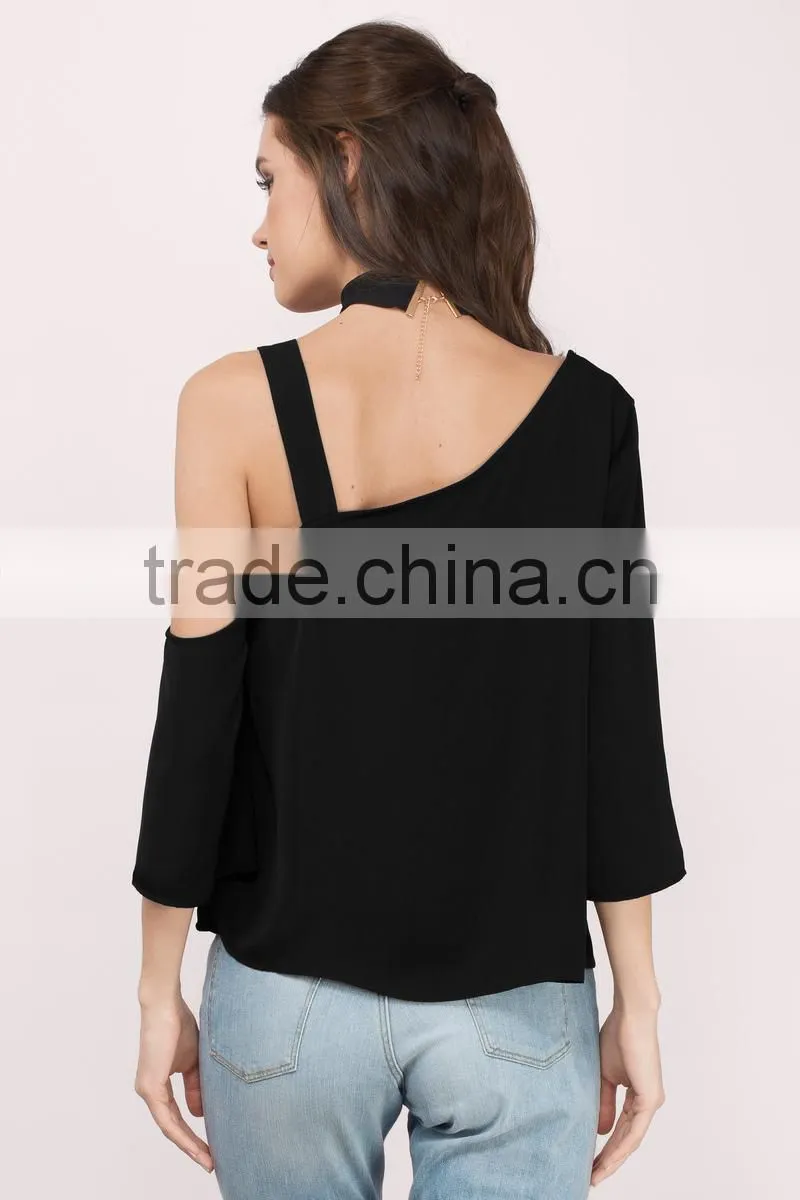 2017 latest fashion design lady clothing summer top women