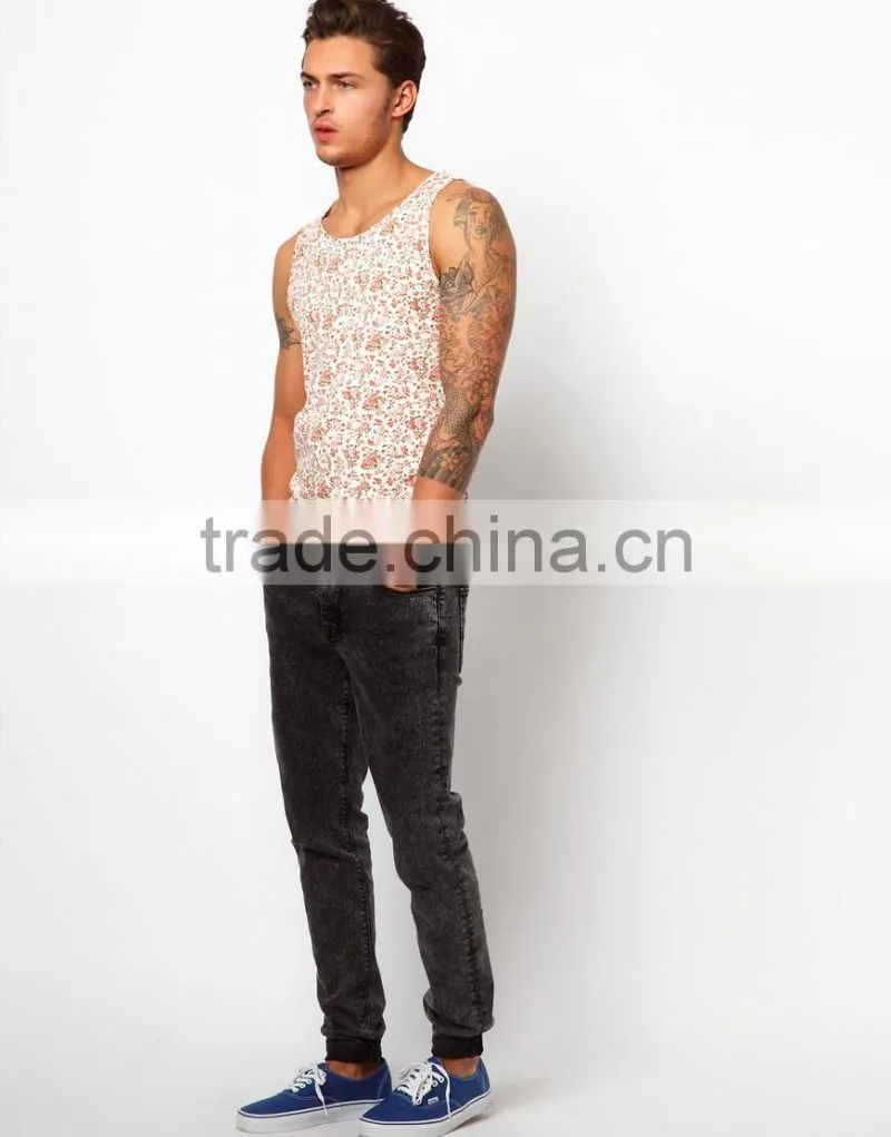 Floral Print Vest