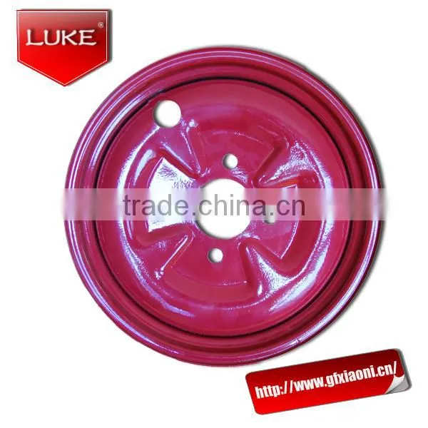 electric rickshaw iron rim 300-12/275-14 color front rim. hot sale black iron rim hub for bicycle rear axle