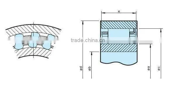 DC5776A One way clutch bearing/ sprag clutch bearing