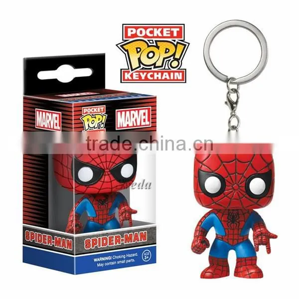 2017 New Movie ALIEN POP figure key chain, ALIEN pocket POP keychain,MINI PVC keychain