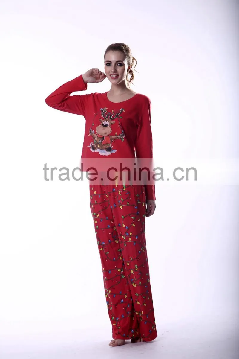 Women 100% cotton spring hot sleep home sleepwear