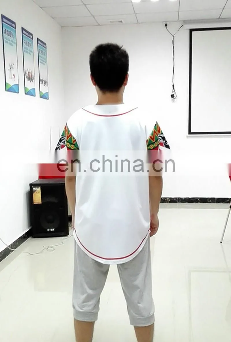 2017 New Design Moisture Wicking Baseball Tees