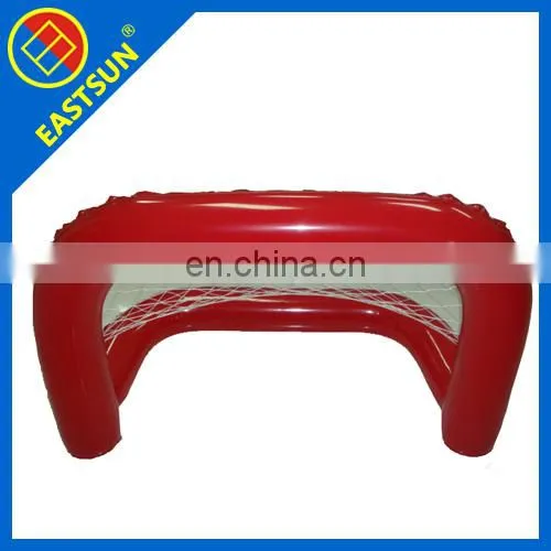new Promotion Eco-friendly pvc inflatable football gate/inflatable football door