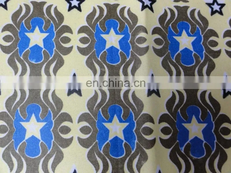 Nigerian Textiles High Quality Polyester Wax African Fabric Wholesales and Retail
