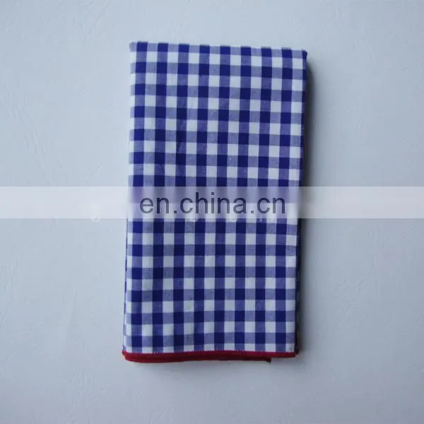 Red Polyester Pocket Square Custom Design