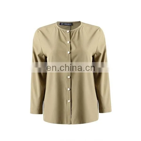 Traditional women wear latest design muslim long sleeve top islamic clothing