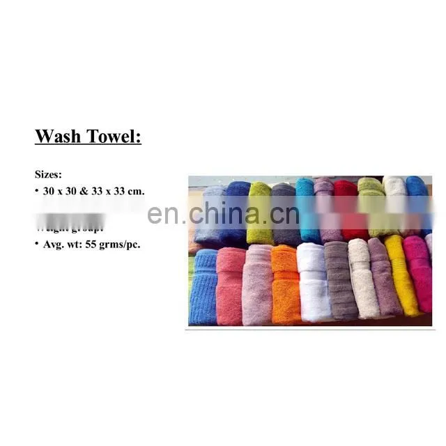 Factory Price White Cotton Terry Bath Towels