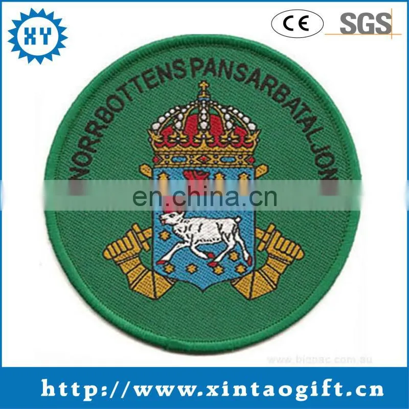 Supreme army embroidery patches badges of china factory