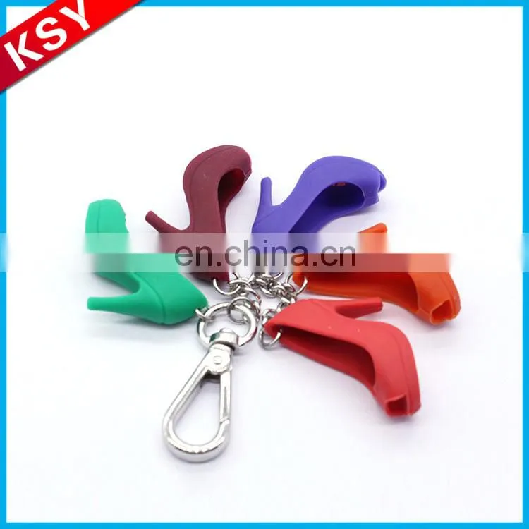 2017 New Custom key chain with leather
