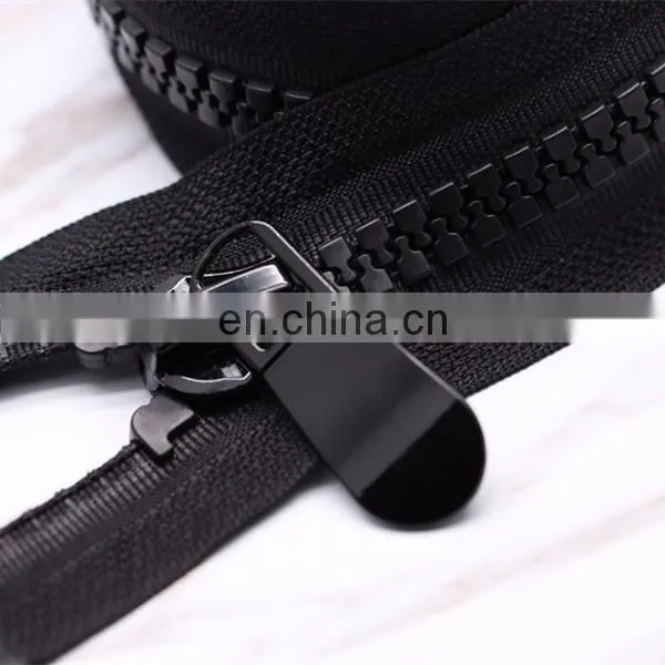Wholesale Price Plastic Material and Eco-Friendly Feature Black zipper