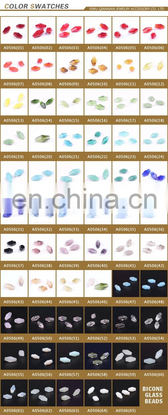 Decorative hole bead Clothing scattered beads for clothing bags garment jewelry making bicone