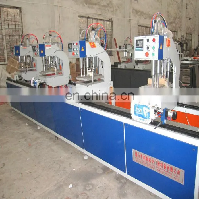 Three- head welding machine for PVC Windows and Doors machine