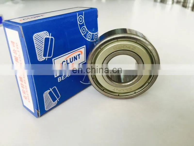 6204 deep groove ball bearing 6204 made in China mainly used for water pump bearing