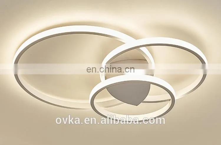 Creative ring ceiling lamp furniture practical lighting