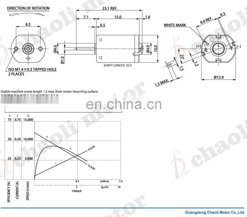 micro generator dc 5v CL-FFN20