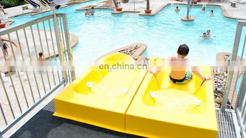mutong aqua park rainbow adult waterslide fiberglass slide for swimming pool
