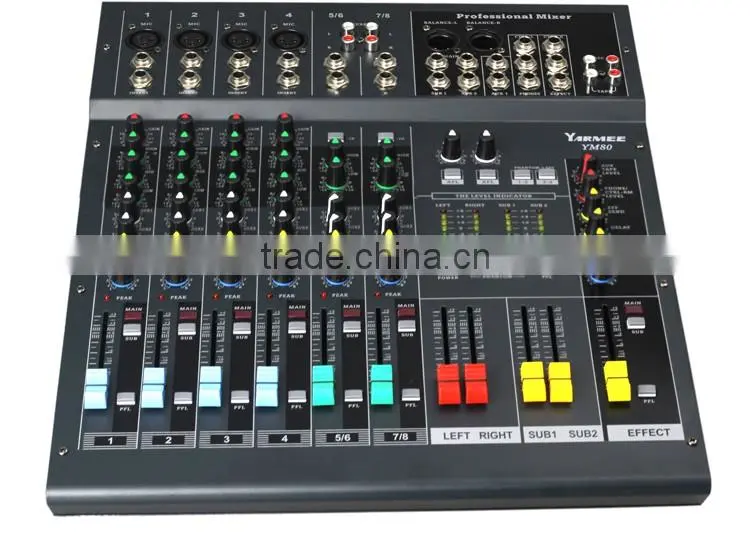24-channel audio digital power sound console mixer YM160-YARMEE