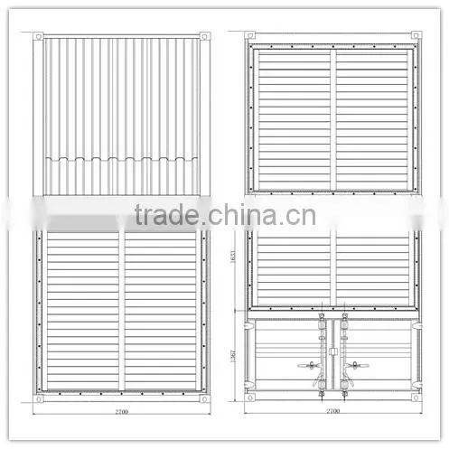 cheap special container of generator container