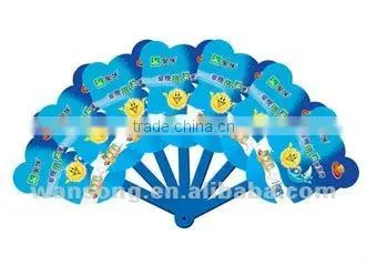 Fancy Design Summer PP Fan Portable Plastic pp hand fan
