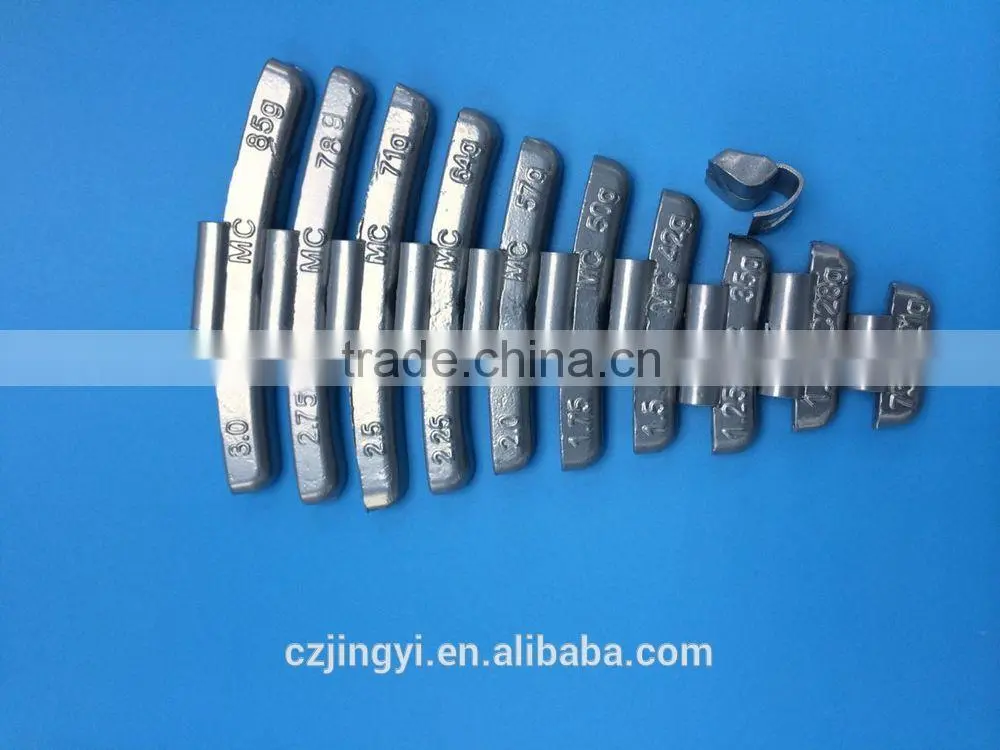 2016 Best selling Adhesive wheel weights/Clip on wheel weight