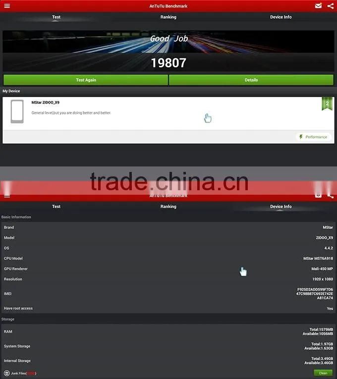 New Zidoo X9 Bluetooth 4.0 Dual Band Wi-Fi Mali450 GPU Android 4.4 kitkat Smart Tv Box
