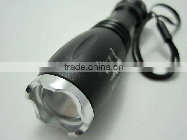power light mini led torch adjustable focus led flashlight