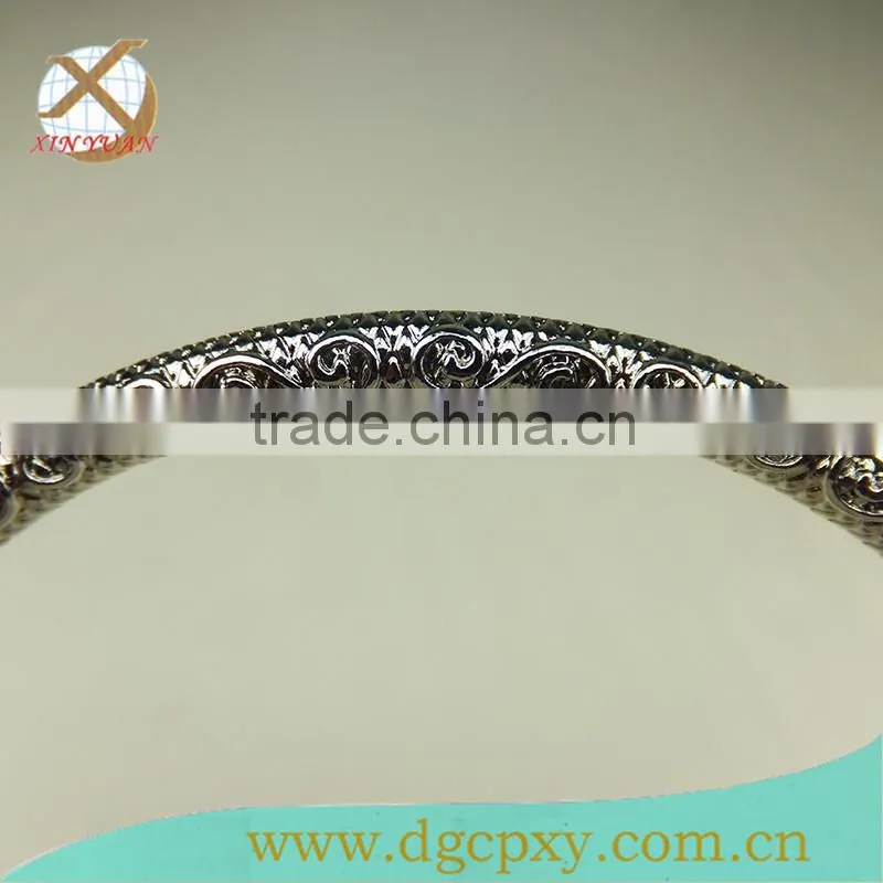 New nickel items handbag handle for ladies purse