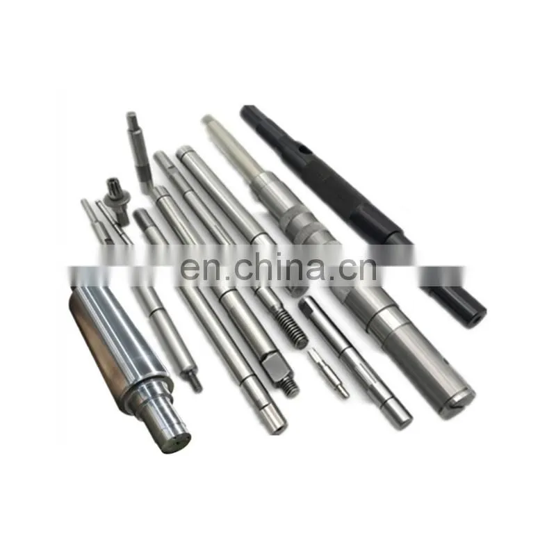 CNC machining turning valve extension spindle, stainless teel forging butterfly valve spindle