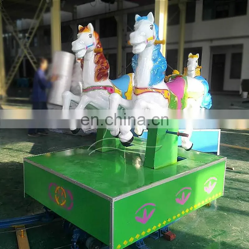 Horse track train rides playground fun products children amusement park equipment for sale
