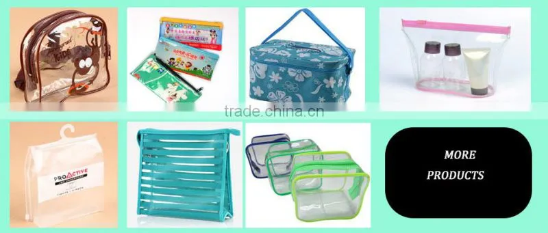 Reboinc-03 Clear Vinyl cosmetic bag PVC cosmetic bag for make up set