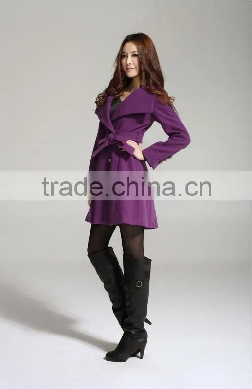 2013 Long Fashion coat for women