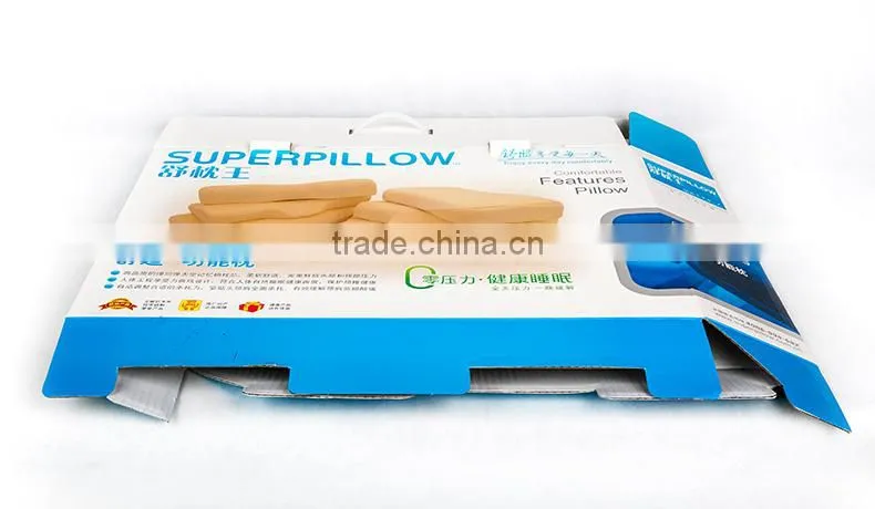 Printing Folding Corrugated Carton Cardboard Box with Handle for wholesale